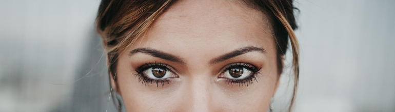 woman with brown eyes